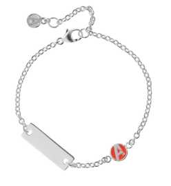 Disney Slušivý strieborný náramok Avengers Marvel BS00072RL-55-CS.
