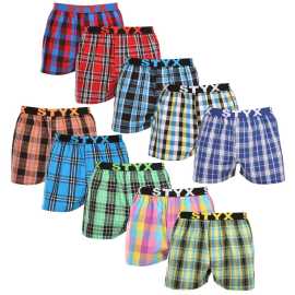 10PACK Herren Boxershorts Styx sportlich mit Gummizug (10B102130) M.
Sie sind auf der Suche nach Shorts, die Stil, Komfort und erstklassige Qualität vereinen?
Hochwertige Baumwolle für perfekten Komfort
Die Shorts sind aus hochwertiger 100%iger Baumwolle gefertigt, die sich nicht nur weich anfühlt, sondern auch wunderbar atmungsaktiv ist.
Klassischer Schnitt und moderner Look
Dank der lockeren Passform werden Sie sich in diesen Shorts rundum wohlfühlen, denn sie bieten viel Raum für natürliche Bewegungen.
Warum Sie unbedingt Styx-Shorts ausprobieren sollten

100% Baumwolle für maximalen Komfort: Die Shorts bestehen aus hochwertiger Baumwolle, die weich, atmungsaktiv und hautfreundlich ist und den ganzen Tag über für Komfort sorgt.
Sportlich gewebter Gummi: Das feste, aber bequeme Styx-Logo-Gummiband hält die Shorts an Ort und Stelle, ohne unangenehm einzuschneiden oder sich zu lockern.
Tschechische Produktion und hochwertige Verarbeitung: Styx ist eine tschechische Traditionsmarke, die auf präzise Verarbeitung, Haltbarkeit und Langlebigkeit ihrer Produkte stolz ist.

Die tschechische Marke Styx bietet Spaß und Premiumqualität
Styx-Unterwäsche ist besonders bei denjenigen beliebt, denen Individualität wichtig ist.
Wie pflege ich die Styx-Shorts?
Damit Ihre Shorts lange in Form bleiben, empfehlen wir die folgenden Tipps.

Waschen: Wir empfehlen, das Kleidungsstück bei 30 °C zu waschen, damit die Baumwolle ihre Weichheit behält und die Farben kräftig bleiben.
Trockner: Das Trocknen im Wäschetrockner wird nicht empfohlen, um ein Schrumpfen des Materials zu vermeiden.
Bügeln: Baumwolle kann gebügelt werden, aber wir empfehlen eine niedrigere Temperatur, um den Stoff nicht zu beschädigen.

Tip: Werden Sie ein Experte für die Pflege von Unterwäsche mit den Ratschlägen in unserem Artikel und geben Sie Ihren Lieblingsstücken die Pflege, die sie verdienen.