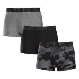 3PACK herenboxershort Under Armour veelkleurig (1383883 001) 4XL.
Als het gaat om ondergoed voor een actieve levensstijl, moet je geen compromissen sluiten.
Functioneel materiaal voor elke uitdaging
De boxershorts zijn gemaakt van een mix van polyester en elastaan - deze combinatie zorgt voor een hoge duurzaamheid, lichtheid en voert vocht snel af van het lichaam.
Geraffineerd ontwerp dat zijn vorm behoudt
De kortere pijpen geven je maximale bewegingsvrijheid in elke situatie, het elastiek met logo houdt de boxershort stevig op zijn plaats en snijdt nergens in.
Waarom Under Armour boxershorts niet in je garderobe mogen ontbreken

Functioneel vochtafvoerend materiaal.
Kortere benen voor totaal comfort.
Technische snit voor bewegingsvrijheid.

Under Armour ondergoed om je bij elke activiteit te ondersteunen
Het ondergoed van Under Armour is ontworpen om je de prestaties van je leven te geven - en het maakt niet uit of je een bergbeklimming gaat maken of een veeleisende zakelijke bijeenkomst hebt.
Hoe verzorg je Under Armour boxers
Met een beetje zorg houdt Under Armour boxers je fit en ben je klaar voor elke dag.

Wasgoed: Per is bij 30 °C.
Drogen: Niet geschikt voor de droger.
Strijken: Niet strijken.

Tip: Je favoriete ondergoed verdient een zachte behandeling.