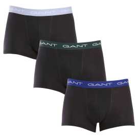 3PACK pánske boxerky Gant čierné (902333003-005) 3XL, trenky.
Stavte na pohodlie a nadčasový vzhľad s pánskymi boxerkami GANT v nadčasovej farebnej kombinácii.
Prvotriedny materiál pre každodenné pohodlie
Boxerky sú vyrobené z kvalitnej zmesi bavlny a elastanu.
Moderný dizajn do práce aj na večerné rande
Jednoduchý dizajn dopĺňa vytkávaná guma v páse s logom GANT, ktorý je mäkký a netlačí.
Prečo by ste určite mali vyskúšať boxerky GANT

Kvalitný materiál a pohodlný strih:Mäkká bavlna s elastanom zaručuje pohodlie a skvelý strih.
Štýlový minimalistický dizajn: Klasické farebné prevedenie a vyšívané elastické logo pôsobia elegantne a moderne.
Univerzálnosť: Ideálne na každodenné nosenie, do práce, na šport aj na voľný čas.

Spodná bielizeň GANT pre štýlových mužov
Od roku 1949 je značka GANT synonymom precízneho remeselného spracovania a kvalitných materiálov.
Ako sa starať o pánske boxerky GANT
Aby vám spodná bielizeň dlho vydržala v skvelom stave, odporúčame dodržiavať tieto tipy.

Perte: Per ich pri maximálnej teplote 40 °C.
Sušenie: Boxerky môžeš sušiť v sušičke - odporúčame nastaviť šetrný program na nižšiu teplotu.
Žehlenie: Ak je to potrebné, môžeš ich žehliť na nízku teplotu, ideálne naruby.

Tip: Nájsť ten správny kus spodnej bielizne, ktorý vám dokonale padne, môže byť náročné.