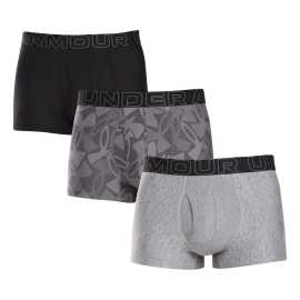3PACK pánske boxerky Under Armour viacfarebné (1383883 035) L, trenky.
Keď ide o spodnú bielizeň pre aktívny životný štýl, nemali by ste robiť kompromisy.
Funkčný materiál pre každú výzvu
Boxerky sú vyrobené zo zmesi polyesteru a elastanu - táto kombinácia zaručuje vysokú odolnosť, ľahkosť a rýchlo odvádza vlhkosť od tela.
Dômyselný dizajn, ktorý drží tvar
Kratšie nohavičky vám poskytujú maximálnu voľnosť pohybu v každej situácii a tkaná guma s logom drží boxerky pevne na mieste a nikde sa nezarezáva.
Prečo by boxerky Under Armour nemali chýbať vo vašom šatníku

Funkčný materiál odvádzajúci vlhkosť.
Kratšie nohavičky pre úplné pohodlie.
Technický strih pre voľnosť pohybu.

Spodná bielizeň Under Armour, ktorá vás podporí pri akejkoľvek aktivite
Spodná bielizeň Under Armour je navrhnutá tak, aby vám umožnila podať životný výkon - a je jedno, či sa chystáte na horolezecký výstup alebo náročnú pracovnú schôdzku.
Ako sa starať o boxerky Under Armour
S trochou starostlivosti vás boxerky Under Armour udržia vo forme a pripravené zvládnuť každý deň naplno.

Pranie: Per je na 30 °C.
Sušenie: Nevhodné pre sušičku.
Žehlenie: Nežehliť.

Tip: Vaša obľúbená spodná bielizeň si zaslúži šetrné zaobchádzanie.