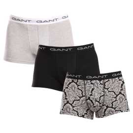 3PACK herenboxershort Gant veelkleurig (902413033-005) L.
Zet in op comfort en een tijdloze look met de GANT herenboxershort in een tijdloze kleurencombinatie.
Eersteklas materiaal voor dagelijks comfort
De boxershorts zijn gemaakt van een hoogwaardige mix van katoen en elastaan.
Modern ontwerp voor werk en uitgaan
Het eenvoudige ontwerp wordt aangevuld door een tailleband met het GANT-logo, die zacht is en niet drukt.
Waarom je zeker GANT boxershorts moet proberen

Kwaliteitsmateriaal en comfortabele pasvorm: Zacht katoen met elastaan zorgt voor comfort en een geweldige pasvorm.
Stijlvol minimalistisch ontwerp: Het klassieke kleurenschema en het rubberen logo zien er elegant en modern uit.
Veelzijdig gebruik: Ideaal voor dagelijks gebruik, werk, sport en vrije tijd.

GANT ondergoed voor stijlvolle mannen
Sinds 1949 staat het merk GANT synoniem voor precisiewerk en kwaliteitsmaterialen.
Hoe te onderhouden GANT heren boxershorts
Om ervoor te zorgen dat je wasgoed lang in goede conditie blijft, raden we je de volgende tips aan.

Wasgoed: De pen heeft een maximale temperatuur van 40 °C.
Drogen: Je kunt je boxers in de wasdroger drogen - we raden aan om het fijnwasprogramma op een lagere temperatuur in te stellen.
Strijken: Indien nodig kun je ze op een lage temperatuur strijken, het beste binnenstebuiten.

Tip: Het juiste ondergoed vinden dat perfect bij je past, kan een uitdaging zijn.