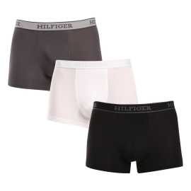 3PACK pánske boxerky Tommy Hilfiger viacfarebné (UM0UM03413 0RZ) XL, trenky.
Doprajte si nadčasový štýl a špičkový komfort s pánskymi boxerkami od značky Tommy Hilfiger.
Prémiový materiál pre maximálne pohodlie
Boxerky Tommy Hilfiger sú vyrobené z jemnej, na dotyk veľmi príjemnej bavlny s prímesou elastanu, ktorý im dodáva pružnosť a dlhú životnosť.
Ikonyický štýl a precízny strih
Boxerky majú dlhšie nohavičky, ktoré sa nevyhrávajú a poskytujú dostatočné zakrytie a komfort.
Prečo by vám boxerky Tommy Hilfiger nemali chýbať

Prémiová bavlna s elastanom: Mäkká, priedušná a pohodlná na celodenné nosenie.
Dlhšie nohavičky a vyšívaný guma: Stabilita, štýl a žiadne rolovanie.
Elegantný a nadčasový dizajn: Skvelé na každodenné aj špeciálne príležitosti.

Spodná bielizeň Tommy Hilfiger je zárukou najvyššej kvality
Značka Tommy Hilfiger sa stala ikonou amerického obliekania pred takmer 40 rokmi a jej farebnosť v odtieňoch modrej, červenej a bielej je rozpoznateľná na prvý pohľad.
Ako sa starať o boxerky Tommy Hilfiger

Pranie: Per na 30 °C.
Sušenie: Boxerky možno sušiť v sušičke pri nízkej teplote.
Žehlenie: V prípade potreby je možné ich žehliť na nižšiu teplotu.

Tip: Nájdenie ideálneho kúsku spodnej bielizne môže byť niekedy náročné.