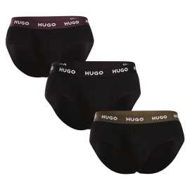 3PACK muške slip gaće HUGO crno (50517879 989) S.
Odlučite se za provjereni klasik s modernim prizvukom zahvaljujući muškim gaćicama HUGO.
Kvalitetan materijal za cjelodnevno nošenje
Gaćice su izrađene od kombinacije pamuka i elastana.
Dizajn i stil za svakodnevnu udobnost
Jednostavan dizajn, upotpunjen tkanom elastikom s HUGO logotipom, stvara moderan i samouvjeren izgled.
Zašto bi HUGO gaćice trebale biti u vašem ormaru

Visokokvalitetni pamučni materijal: Prozračno, mekano i ugodno za kožu.
Sofisticirani kroj za svakodnevno nošenje: Gaćice savršeno pristaju i zadržavaju oblik čak i nakon više pranja.
Elegantna tkana elastika: Suptilni, ali elegantni dizajn koji se slaže uz svaku odjevnu kombinaciju.

Hugo donje rublje za ljubitelje udobnosti i luksuza
Marka donjeg rublja Hugo pripada obitelji odjeće Hugo Boss i ističe se jednako visokokvalitetnim materijalima i preciznom izradom.
Kako se brinuti za HUGO gaćice
Kako biste svoju omiljenu odjeću dugo održali u izvrsnom stanju, preporučujemo da slijedite sljedeće upute.

Pranje: Perite gaćice na 40°C blagim deterdžentima.
Sušenje: Proizvođač dopušta sušenje u sušilici - ali koristite nisku temperaturu i program za nježno pranje rublja.
Peglanje: Gaćice možete glačati na niskoj temperaturi prikladnoj za pamuk.

Savjet: Vaše omiljeno donje rublje zaslužuje nježan tretman.