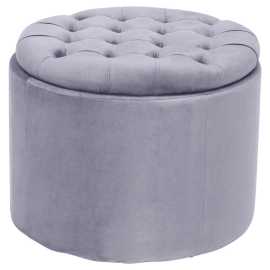 Carryhome TABURETKA, drevo, textil, 50/40/50 cm.