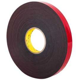 3M VHB 5962-F, 12 mm x 33 m, šedočierna obojstranne lepiaca akrylová páska, hrúbka 1,5 mm.