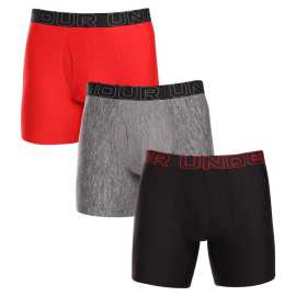 3PACK pánske boxerky Under Armour viacfarebné (1383878 600) 5XL, trenky.
Pripravte sa na maximálne pohodlie pri každom pohybe.
Funkčný materiál, ktorý vás udrží v suchu
Boxerky Under Armour sú vyrobené zo zmesi polyesteru a elastanu.
Moderný dizajn a pohodlný strih pre každú príležitosť
Boxerky Under Armour kombinujú štýlový dizajn a športový vzhľad.
Prečo vyskúšať boxerky Under Armour

Rýchloschnúci materiál, ktorý odvádza pot, ideálny pre šport.
Dlhšie nohavice a ergonomický strih pre dokonalé pohodlie.
Vyšívaná guma s logom Under Armour – štýl a funkčnosť v jednom.

Spodná bielizeň Under Armour pre aktívny životný štýl
Značku Under Armour založil bývalý americký futbalista Kevin Plank, ktorý nebol spokojný so svojím športovým oblečením, ktoré sa ľahko spotilo a rozhodne nevoňalo príjemne.
Ako sa starať o boxerky Under Armour
Aby vaše obľúbené boxerky zostali dlho v perfektnom stave, odporúčame dodržiavať tieto pokyny na údržbu.

Pranie: Práť pri 30 °C, ideálne naruby.
Sušenie: Nesušte v sušičke.
Žehlenie: Nežehlite.

 
Tip: Nájdenie správneho kusu spodnej bielizne, ktorý vám perfektne sedí, môže byť niekedy náročné.