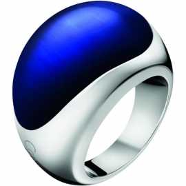 Calvin Klein Oceľový prsteň s kameňom Ellipse KJ3QLR0201 57 mm.