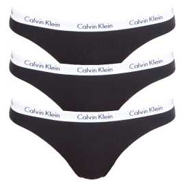 3PACK Damen Tangas Calvin Klein schwarz (QD3587E-001) S.
Verleihen Sie Ihrer Garderobe einen Hauch von Luxus und Exklusivität mit dem Calvin Klein Damen-Tanga.
Hochwertiges Material für ganztägigen Komfort
Der Calvin Klein String ist aus einer hochwertigen Mischung aus Baumwolle und Elastan gefertigt und bietet den ganzen Tag über Weichheit, Atmungsaktivität und ein angenehmes Gefühl auf der Haut.
Elegantes Design und praktischer Schnitt
Die schlichten Linien sorgen dafür, dass der Calvin Klein-Tanga zu jedem Outfit passt.
Warum einen Calvin Klein-Tanga kaufen?

Hochwertiges Material für ultimativen Komfort und eine perfekte Passform.


Zeitloses Design mit kultigem gewebtem Gummi.


Eine gute Wahl für den Alltag, Sport und besondere Anlässe.

Calvin Klein Unterwäsche wird von Menschen auf der ganzen Welt geliebt
Die außergewöhnliche Unterwäsche von Calvin Klein gehört zu den Aushängeschildern der Modeindustrie.
Pflegehinweise für Calvin Klein-Tangas
Befolgen Sie diese einfachen Schritte, um Qualität und Komfort zu erhalten:

Wäscherei: Bis zu einer Höchsttemperatur von 30 °C.


Trocknen: Sie können den Tanga auf niedriger Stufe im Wäschetrockner trocknen oder vor direkter Sonneneinstrahlung geschützt an der Luft trocknen, damit die schwarze Farbe intensiv bleibt.


Bügeln: Bügeln ist nicht nötig, was Zeit spart.

Tip: Die Suche nach Ihrer Lieblingsunterwäsche kann sehr langwierig sein, deshalb möchten wir, dass Ihre Lieblingsstücke lange halten.