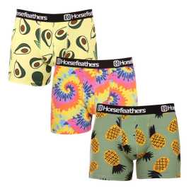 3PACK pánske boxerky Horsefeathers Sidney (AM164DGK) M, trenky.
Odvaha, štýl a pohodlie v jednom?
Kombinácia materiálov pre voľnosť a pohodlie
Zmes bavlny a elastanu zaručuje, že boxerky sú pohodlné na nosenie a dokonale sa prispôsobia telu.
Výrazný dizajn pre odvážnych
Strih boxeriek je navrhnutý tak, aby vám zabezpečil pohodlie počas celého dňa - či už sedíte v kancelárii, športujete alebo relaxujete doma.
Prečo ich chcete

Štýlový a originálny dizajn, ktorý vás bude baviť.
Pohodlný strih, elastický pás a dlhšie nohavice.
Kombinácia materiálov pre maximálne pohodlie počas celého dňa.

Spodná bielizeň Horsefeathers má štýl
Slovo „horsefeathers“ znamená v angličtine „úplný nezmysel“, ale spodná bielizeň od rovnomennej značky vás presvedčí, že jej kúpa nie je žiadny nezmysel.
Ako sa starať o boxerky Horsefeathers
Pri správnej starostlivosti vám boxerky Horsefeathers vydržia dlho pohodlné, štýlové a stále zábavné ako v prvý deň.

Pranie: Per na 30 °C.
Sušenie: Nesuš v sušičke.
Žehlenie.

Tip: Vaša obľúbená spodná bielizeň si zaslúži šetrné zaobchádzanie.