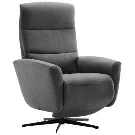 Livetastic RELAXAČNÉ KRESLO, textil, tmavosivá.