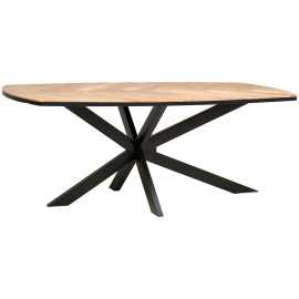 Livetastic JEDÁLENSKÝ STÔL, akácia, čierna, farba akácie, 200/100/76 cm.