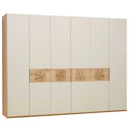 Dieter Knoll SKRIŇA S OTOČNÝMI DVERAMI, trámový dub, farba duba, piesková, 299,2/229,4/59,5 cm.