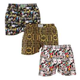 3PACK Caleçons pour hommes Styx art caoutchouc classique multicolour (3A12123) M.
Offrez-vous du style et du confort avec les shorts pour hommes Styx aux couleurs vives et aux motifs originaux.
Matière souple pour un confort tout au long de la journée
Le short Styx est fabriqué en 100 % coton, ce qui lui confère douceur et respirabilité, même lorsqu'il est porté toute la journée.
Un design original et une coupe confortable
Le short Styx apportera de la gaieté et un style unique à votre garde-robe grâce à ses couleurs audacieuses et ses imprimés originaux.
Pourquoi acheter des shorts Styx ?

Fabriqués en République tchèque, ils mettent l'accent sur la qualité et la précision.


Matière 100 % coton pour plus de douceur et de confort.


Des dessins originaux et amusants qui vous démarqueront.

La qualité de la République tchèque, c'est le sous-vêtement Styx.
Les sous-vêtements Styx sont entièrement fabriqués en République tchèque.
Comment entretenir les shorts Styx
Pour préserver la qualité et le confort de vos shorts, suivez les conseils suivants :

Blanchisserie: Laver à une température maximale de 30 °C pour conserver l'intensité des couleurs et la douceur du coton.


Séchage: Nous ne recommandons pas de les sécher dans le sèche-linge, mais plutôt de les laisser sécher à l'air libre.


Repassage: Pour un aspect plus lisse, vous pouvez repasser le short à basse température.

Conseil : Devenez un expert de l'entretien de la lingerie grâce aux conseils de notre article et donnez à vos pièces préférées le soin qu'elles méritent.