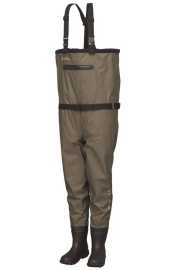 Kinetic prsačky classicgaiter bootfoot p olive - xlarge 46/47.
 
 Lehký a velmi trvanlivý 3 vrstvý materiál 
 PROxTEX membrána 
 Vodotěsnost +20.000mm 
 Prodyšnost +5.000MVP 
 Japonské švy plně pokryté páskou 
 Vodotěsná vnitřní kapsa 
 Vodotěsná kapsa na prsou 
 Silný brodící pás a pásky na něj 
 Upravitelné kšandy 
 3 D-kroužky na zavěšení podběráku nebo jiného vybavení