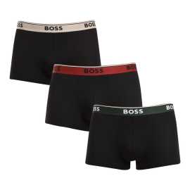 3PACK pánske boxerky BOSS čierné (50517827 968) XL, trenky.
Doprajte si dokonalé pohodlie a nadčasový štýl s pánskymi boxerkami BOSS.
Prémiový materiál pre maximálne pohodlie
Boxerky sú vyrobené z vysokokvalitnej zmesi bavlny a elastanu, ktorá poskytuje dokonalú kombináciu jemnosti, priedušnosti a pružnosti.
Štýlový dizajn a elegantný vzhľad
Klasický dizajn s decentným logom BOSS na tkanej elastickej časti dodáva boxerkám moderný a sofistikovaný vzhľad.
Prečo si boxerky BOSS zamilujete

Prvotriedna bavlna: Mäkké, priedušné a príjemné na telo.
Elastický pás s logom BOSS: Štýlové a pohodlné.
Dlhšie nohavičky: Ideálne pod oblek a na šport.
Pružný materiál: Dokonale sa prispôsobí vášmu telu.

Spodná bielizeň BOSS je povinnou výbavou všetkých štýlových mužov.
Značka BOSS vznikla odčlenením od známeho výrobcu oblečenia Hugo Boss ako línia výrobkov pre mužov, ktorí majú radi kvalitné kúsky a nadčasový vzhľad.
Ako sa starať o boxerky BOSS?
Aby si vaše nové boxerky zachovali svoj tvar a kvalitu čo najdlhšie, odporúčame dodržiavať tieto pokyny:

Pranie: Per na 40 °C s podobnými farbami a jemným pracím prostriedkom.
Sušenie: Môžeš ich sušiť v sušičke na nízku teplotu, ale pre dlhšiu životnosť odporúčame sušenie na vzduchu.
Žehlenie: Pokiaľ je potrebné, žehli na nízku teplotu.

Tip: Nájsť ten správny kus spodnej bielizne, ktorý vám dokonale padne, môže byť náročné.