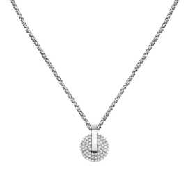 Trussardi Trblietavý oceľový náhrdelník pre ženy T-Round TJAYF06.