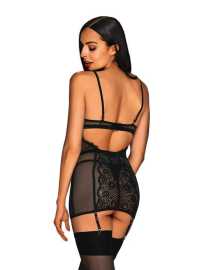 Ensemble pour femmes Obsessive noir (Basitta chemise) S.
Obsessive sont très original dans le design sexy.
Les bas ne sont pas inclus dans le paquet.