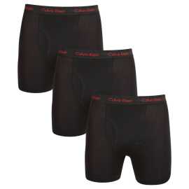 3PACK Moške boksarice Calvin Klein črne (NB2616A-NC1) XL.
Uživajte v popolnem udobju in razkošju z moškimi boksericami Calvin Klein.
Kakovosten material za celodnevno udobje
Bokserice so izdelane iz vrhunske mešanice bombaža in elastana.
Elegantna zasnova in praktičen rez
Tkana guma s kontrastnim logotipom Calvin Klein ustvarja eleganten in brezčasen videz.
Zakaj vam bodo všeč bokserice Calvin Klein

Premium material: Kombinacija bombaža in elastana zagotavlja mehkobo, zračnost in prožnost za maksimalno udobje skozi ves dan.


Elegantna zasnova: Ikonični izvezeni logotip Calvin Klein daje boksericam eleganten videz, primeren za vsako priložnost.


Praktični rez: Daljše noge in prilagodljiv kroj zagotavljajo dodatno udobje in svobodo gibanja ter so idealne za vsakdanje nošenje, delo in prosti čas.

Spodnje perilo Calvin Klein obožujejo ljudje po vsem svetu
Moško spodnje perilo Calvin Klein je ena od stalnic modne industrije.
Kako skrbeti za boksarice Calvin Klein
Če želite zagotoviti, da bodo vaše nove bokserice čim dlje ohranile svoj videz in kakovost, upoštevajte te preproste smernice:

Pralnica: Temperatura peresa je največ 30 °C.


Sušenje:  Sušenje v sušilnem stroju ni priporočljivo - najboljša možnost je sušenje na zraku.


Likanje: Bokserjev ni treba likati, kar vam prihrani čas in težave.

Nasvet: Iskanje najljubšega spodnjega perila je lahko dolga pot, zato želimo, da bi vaši najljubši kosi zdržali dolgo časa.