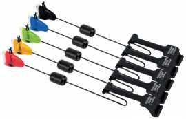 Fox micro swinger 4 rod set red, orange, green, blue.