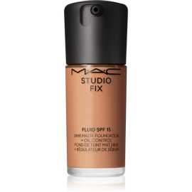MAC Cosmetics Studio Fix Fluid SPF 15 24HR Matte Foundation + Oil Control zmatňujúci make-up SPF 15 odtieň NW30 30 ml.