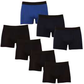 7PACK pánske boxerky Nedeto viacfarebné (7NDTB1001) XL, trenky.
Doprajte si maximálne pohodlie a skvelý vzhľad s pánskymi boxerkami Nedeto vo viacerých farbách.
Kvalitný bavlnený materiál zaručuje pohodlie a pružnosť
Boxerky sú vyrobené z bavlny s prímesou elastanu.
Moderný dizajn a pohodlný strih
Boxerky Nedeto majú minimalistický dizajn s pásom s tkanou gumičkou, ktorý im dodáva moderný vzhľad.
Prečo stoja boxerky Nedeto za vyskúšanie

Kvalitný materiál: Mäkký, jemný a priedušný materiál zaručuje pohodlie a šetrnosť k pokožke.


Dlhšie nohavičky: Poskytujú dodatočnú podporu a krytie, ideálne na športové aktivity a bežné nosenie.


Vytláčaná guma s logom: Pružná a odolná guma s jemným logom Nedeto udrží boxerky na mieste bez nepríjemného otlaku.


Viacfarebné vyhotovenie: Kombinácia čiernych a modrých boxeriek je praktická a hodí sa ku každému oblečeniu.


Skvelý pomer ceny a kvality: Za nízku cenu získate niekoľko kusov kvalitnej spodnej bielizne.

Spodná bielizeň Nedeto uspokojí aj tých najnáročnejších zákazníkov
Česká značka spodnej bielizne Nedeto patrí k našim privátnym značkám, preto vám dáme za pravdu, že jej výrobky sú kvalitné.
Ako sa starať o svoje nové boxerky Nedeto?
Aby vám vaša obľúbená spodná bielizeň dlho vydržala, odporúčame dodržiavať nasledujúce pokyny.

Pranie: Odporúčame prať pri maximálnej teplote 30°C, aby sa zachovala mäkkosť a pružnosť materiálu.


Sušenie: Nesušte v sušičke.


Žehlenie: Boxerky sa môžu žehliť pri nízkej teplote vhodnej pre bavlnu.

Tip: Staňte sa expertom na údržbu spodnej bielizne vďaka radám v našom článku a doprajte svojim obľúbeným kúskom starostlivosť, ktorú si zaslúžia.