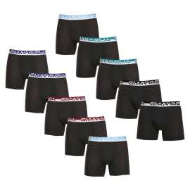 10PACK herenboxershort Gianvaglia zwart (GVG-5012) XXL.
Ervaar comfort waar je meteen van houdt.
Comfortabel materiaal dat zich aan je aanpast
Gianvaglia boxershorts zijn gemaakt van katoen met een mix van polyamide en elastaan.
Modern ontwerp voor mannen die weten wat ze willen
Het eenvoudige minimalistische ontwerp wordt aangevuld door een geweven elastische band met een opvallend logo dat de boxers een eigentijdse look geeft.
Waarom je Gianvaglia boxershorts moet proberen

Comfortabele snit voor elke dag: De langere pijpen en het elastiek zorgen voor ondersteuning en comfort, waardoor de boxerslip geschikt is voor casual wear, sport en vrijetijdsactiviteiten.


Een combinatie van stijl en functionaliteit: Moderne details geven de boxers een opvallende stijl die elke garderobe zal verlevendigen.


Hoogwaardige mix van materialen: Dankzij het toegevoegde elastaan en polyamide past de boxerslip zich gemakkelijk aan het lichaam aan en blijft hij de hele dag comfortabel.

Gianvaglia ondergoed voegt een modieuze twist toe aan je garderobe
Het Italiaanse lingeriemerk Gianvaglia heeft een zuidelijke wildheid.
Hoe verzorg je een Gianvaglia boxershort?
Om ervoor te zorgen dat je boxers lang meegaan en in perfecte conditie blijven, raden we de volgende verzorging aan:

Wasgoed: Per boxerslip op 30°C, wat de ideale temperatuur is om de elasticiteit en vorm van het materiaal te behouden.


Drogen: Drogen in de droogtrommel wordt afgeraden om de elasticiteit van het rubber en het materiaal niet te beschadigen.


Strijken: Strijk zo nodig op een lage temperatuur die geschikt is voor katoen.

Tip: Word een expert in het onderhouden van lingerie met de tips in ons artikel en geef je favoriete lingerie de zorg die ze verdient.