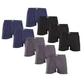 9PACK Herenboxershort Andrie veelkleurig (PS 5750) 3XL.
Voeg een comfortabel en stijlvol stuk toe aan je garderobe.
Eersteklas materiaal voor de hele dag comfort
Andrie shorts zijn gemaakt van 100% katoen, wat zachtheid en ademend vermogen biedt.
Elegant ontwerp en comfortabele pasvorm
De shorts hebben subtiele patronen in verschillende kleuren die een moderne look en originaliteit aan je garderobe toevoegen.
Waarom een korte broek van Andrie?

100% katoen voor zachtheid en comfort.


Klassieke losse pasvorm voor maximaal comfort.


Fatsoenlijk ontwerp dat geschikt is voor elke gelegenheid.

Andrie biedt Tsjechisch ondergoed voor mannen die weten wat ze willen
Herenshorts Andrie onderscheiden zich door hun aangename materialen en de kwaliteit van de afwerking.
Hoe je Andria's shorts moet verzorgen
Volg deze eenvoudige stappen om de kwaliteit en het comfort van je korte broek te behouden:

Wasgoed: Was op maximaal 40 °C met milde wasmiddelen om het materiaal zacht en de patronen intens te houden.


Drogen: Droog de shorts niet in de droger, we raden aan om ze aan de lucht te laten drogen.


Strijken: Voor een gladde look kun je de shorts op een lage temperatuur strijken.

Tip: Word een expert in het onderhouden van lingerie met de tips in ons artikel en geef je favoriete lingerie de zorg die ze verdient.