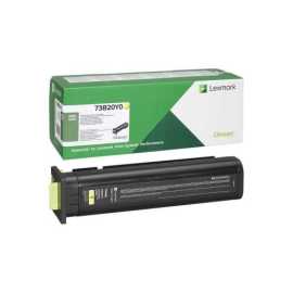 Lexmark 73B20Y0 žltý (yellow) originálny toner.
Originálny toner = záruka priamo od výrobcu tlačiarne
100 % použitie v tlačiarni - bezproblémové fungovanie s vašou tlačiarňou
Použitím originálnej náplne predlžujete životnosť tlačiarne
Overená špičková kvalita - vysoko kvalitná a spoľahlivá tlač originálnou tlačovou kazetou od prvej do poslednej stránky
Trvalé a profesionálne výsledky tlače - dlhodobá udržateľnosť tlače
Kratšia prodleva pri tlači stránok
Garancia Vašej spokojnosti s použitím našej originálnej náplne
Zabezpečujeme bezplatnú recykláciu originálnych náplní
Zlyhanie náplne v menej ako 1% prípadov
Jednoduchá a rýchla výmena náplne

Kód výrobcu: 73B20Y0