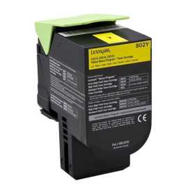 Lexmark 80C20Y0 žltý (yellow) originálny toner.
Originálny toner = záruka priamo od výrobcu tlačiarne
100 % použitie v tlačiarni - bezproblémové fungovanie s vašou tlačiarňou
Použitím originálnej náplne predlžujete životnosť tlačiarne
Overená špičková kvalita - vysoko kvalitná a spoľahlivá tlač originálnou tlačovou kazetou od prvej do poslednej stránky
Trvalé a profesionálne výsledky tlače - dlhodobá udržateľnosť tlače
Kratšia prodleva pri tlači stránok
Garancia Vašej spokojnosti s použitím našej originálnej náplne
Zabezpečujeme bezplatnú recykláciu originálnych náplní
Zlyhanie náplne v menej ako 1% prípadov
Jednoduchá a rýchla výmena náplne

Kód výrobcu: 80C20Y0