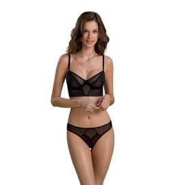 Passion Γυναικείο σετ μαύρο (Drosera set) S/M.
Πολυτελές σετ όχι μόνο για σέξι στιγμές
Το σετ εσωρούχων Passion τονίζει τέλεια τις καμπύλες σας και αναδεικνύει τη φυσική σας ομορφιά.
Τα εσώρουχα Seductive Passion θα ενισχύσουν την αυτοπεποίθησή σας
Η μάρκα εσωρούχων Passion ειδικεύεται σε σαγηνευτικά κομμάτια για τις γυναίκες που θα ικανοποιήσουν όχι μόνο τις ίδιες, αλλά και τους συναδέλφους τους.