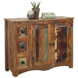 Landscape KOMODA, recyklované drevo, viacfarebná, 110/85/40 cm.