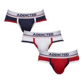 3PACK pánske slipy Addicted viacfarebné (AD1008P-3COL) S.
Tieto extravagantné nohavičky prinesú do vášho šatníka závan sviežeho vzduchu
Slipy Addicted rozhodne nie sú ako zastarané slipy, ktoré v minulosti nosil váš otec.
Addicted prináša do pánskeho šatníka zvodnosť
Značka spodnej bielizne Addicted sa špecializuje na spodnú bielizeň pre mužov, ktorú dokážu oceniť nielen muži.