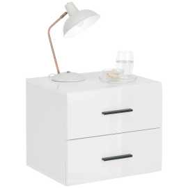 Hom`in NOČNÝ STOLÍK, biela, 50/42,8/41,6 cm.