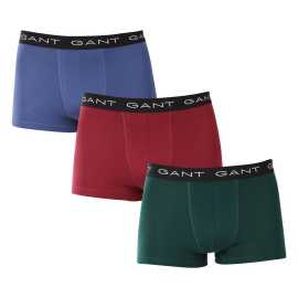 3PACK pánske boxerky Gant viacfarebné (900013003-442) M, trenky.
Stavte na pohodlie a nadčasový vzhľad s pánskymi boxerkami GANT v nadčasovej farebnej kombinácii.
Prvotriedny materiál pre každodenné pohodlie
Boxerky sú vyrobené z kvalitnej zmesi bavlny a elastanu.
Moderný dizajn do práce aj na večerné rande
Jednoduchý dizajn dopĺňa vytkávaná guma v páse s logom GANT, ktorý je mäkký a netlačí.
Prečo by ste určite mali vyskúšať boxerky GANT

Kvalitný materiál a pohodlný strih:Mäkká bavlna s elastanom zaručuje pohodlie a skvelý strih.
Štýlový minimalistický dizajn: Klasické farebné prevedenie a vyšívané elastické logo pôsobia elegantne a moderne.
Univerzálnosť: Ideálne na každodenné nosenie, do práce, na šport aj na voľný čas.

Spodná bielizeň GANT pre štýlových mužov
Od roku 1949 je značka GANT synonymom precízneho remeselného spracovania a kvalitných materiálov.
Ako sa starať o pánske boxerky GANT
Aby vám spodná bielizeň dlho vydržala v skvelom stave, odporúčame dodržiavať tieto tipy.

Perte: Per ich pri maximálnej teplote 40 °C.
Sušenie: Boxerky môžeš sušiť v sušičke - odporúčame nastaviť šetrný program na nižšiu teplotu.
Žehlenie: Ak je to potrebné, môžeš ich žehliť na nízku teplotu, ideálne naruby.

Tip: Nájsť ten správny kus spodnej bielizne, ktorý vám dokonale padne, môže byť náročné.
