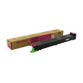 Sharp MX18GTMA purpurový (magenta) originálny toner.
Originálny toner = záruka priamo od výrobcu tlačiarne
100 % použitie v tlačiarni - bezproblémové fungovanie s vašou tlačiarňou
Použitím originálnej náplne predlžujete životnosť tlačiarne
Osvedčená špičková kvalita - vysoko kvalitná a spoľahlivá tlač originálnou tlačovou kazetou od prvej do poslednej stránky
Trvalé a profesionálne výsledky tlače - dlhodobá udržateľnosť tlače
Kratšia prodleva pri tlači stránok
Garancia Vašej spokojnosti s použitím našej originálnej náplne
Zabezpečujeme bezplatnú recykláciu originálnych náplní
Zlyhanie náplne v menej ako 1% prípadov
Jednoduchá a rýchla výmena náplne

Kód výrobcu: MX-18GTMA
