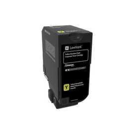 Lexmark 74C2SYE žltý (yellow) originálny toner.
Originálny toner = záruka priamo od výrobcu tlačiarne
100 % použitie v tlačiarni - bezproblémové fungovanie s vašou tlačiarňou
Použitím originálnej náplne predlžujete životnosť tlačiarne
Osvedčená špičková kvalita - vysoko kvalitná a spoľahlivá tlač originálnou tlačovou kazetou od prvej do poslednej stránky
Trvalé a profesionálne výsledky tlače - dlhodobá udržateľnosť tlače
Kratšia prodleva pri tlači stránok
Garancia Vašej spokojnosti s použitím našej originálnej náplne
Zabezpečujeme bezplatnú recykláciu originálnych náplní
Zlyhanie náplne v menej ako 1% prípadov
Jednoduchá a rýchla výmena náplne

Kód výrobcu: 74C2SYE