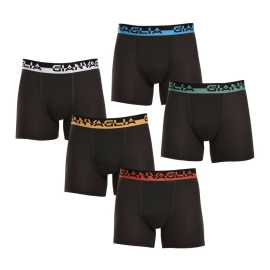 5PACK pánske boxerky Gianvaglia čierne (GVG-5008) XL, trenky.
Vyskúšaj komfort, ktorý si zamiluješ na prvý pohľad a dotyk.
Príjemný materiál, ktorý sa ti prispôsobí
Boxerky Gianvaglia sú vyrobené z bavlny s prímesou polyamidu a elastanu.
Moderný dizajn pre mužov, ktorí vedia, čo chcú
Jednoduchý minimalistický dizajn je doplnený vytkávanou gumou s výrazným logom, ktoré dodáva boxerkám súčasný vzhľad.
Prečo by si mal boxerky Gianvaglia vyskúšať

Pohodlný strih pre každý deň: Dlhšie nohavičky a elastická guma poskytujú podporu a pohodlie, vďaka čomu sú boxerky vhodné na bežné nosenie, šport i voľnočasové aktivity.


Kombinácia štýlu a funkčnosti: Moderné detaily dodávajú boxerkám osobitý štýl, ktorý oživí každý šatník.


Kvalitná zmes materiálov: Vďaka pridanému elastanu a polyamidu sa boxerky ľahko prispôsobia postave a zostávajú pohodlné po celý deň.

Spodná bielizeň Gianvaglia dodá tvojmu šatníku módny švih
Talianska značka spodnej bielizne Gianvaglia v sebe nezaprie južanskú divokosť.
Ako sa starať o boxerky Gianvaglia
Aby ti boxerky dlho vydržali a zostali v perfektnom stave, odporúčame nasledujúcu starostlivosť:

Pranie: Per boxerky na 30 ° C, čo je ideálna teplota pre zachovanie pružnosti a tvaru materiálu.


Sušenie: Neodporúčame sušiť v sušičke, aby nedošlo k poškodeniu pružnosti gumy a materiálu.


Žehlenie: Pokiaľ je potrebné, žehliť je možné na nízku teplotu vhodnú pre bavlnu.

Tip: Staň sa odborníkom na údržbu spodnej bielizne vďaka radám v našom článku a dopraj svojim obľúbeným kúskom starostlivosť, ktorú si zaslúži.