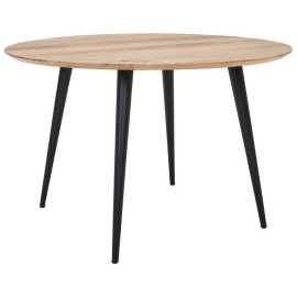 Livetastic JEDÁLENSKÝ STÔL, akácia, čierna, farba akácie, 120/120/76 cm.