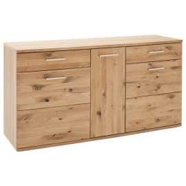 Livetastic ŠIROKÁ KOMODA, sukový dub, farba duba, 150/78/44 cm.