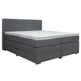 Moderano BOXSPRINGOVÁ POSTEĽ, 180/200 cm, sivá.