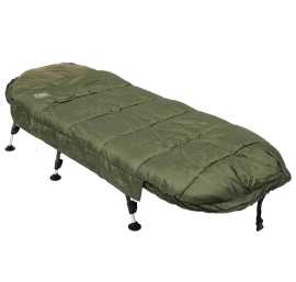 Prologic lehátko so spacákom avenger s/bag bedchair system 6 leg.
 • 3-sezónny spací systém •• Podšívka z termo fleecu •• Viacvrstvová konštrukcia z dutých vlákien •• Vodotesný polyesterový plášť •• Odolné zipsy •• Klopy proti vetru
