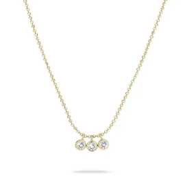 Tamaris Pozlátený náhrdelník so zirkónmi Tiny Glimmer TJ-0604-N-45.