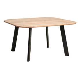 Livetastic JEDÁLENSKÝ STÔL, akácia, čierna, farba akácie, 140/140/76 cm.