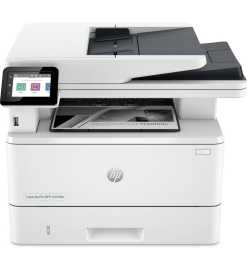 HP LaserJet Pro MFP 4102dw 2Z622F#B19 laserová multifunkcia.

Táto moderná tlačiareň bola skonštruovaná s ohľadom na maximálnu produktivitu, dosahuje vysoké rýchlosti a využíva spoľahlivý hardvér, vďaka čomu umožňuje bezstarostné každodenné používanie, takže sa môžete viac sústrediť na svoje podnikanie.

Funkcie: tlač, kopírovanie, skenovanie
Ovládací panel: 2,7” farebný dotykový displej

Tlač
Technológia tlače: laser
Formát tlačiarne: A4
Obojstranná tlač:  automatická obojstranná tlač
Kvalita tlače – čiernobielo: Fine Lines (1200x1200dpi)
Rýchlosť tlače – čiernobielo: až 40 str./min
Rýchlosť obojstrannej tlače: až 34 obr./min
Tlač prvej strany (čiernobielo): už za 6,3s
Max.
Tlačové jazyky: HP PCL 6, HP PCL 5e, emulácia HP Postscript úrovne 3, PDF, URF, PWG Raster
Typy médií: papier (bežný, EcoFFICIENT, ľahký, ťažký, kancelársky, farebný, listový, predtlačený, dierovaný, recyklovaný, hrubý); obálky; štítky
Okraje tlače: horný: 4,3mm, spodný: 4,3mm, ľavý: 4,3mm, pravý: 4,3mm; maximálna oblasť tlače: 207,4x347,1mm

Kopírovanie
Rýchlosť kopírovania čiernobielo (A4): až 38 kópií/min
Maximálny počet kópií: až 9999 kópií
Zmenšenie/zväčšenie: 25 až 400%

Skenovanie
Rýchlosť skenovania (A4):
* normálne: až 29 str./min alebo 46 obr./min (čiernobielo), až 20 str./min alebo 34 obr./min (farebne)
* obojstranný: rýchlosť tlače až 46 obr./min (čiernobielo), až 34 obr./min (farebne)
Formát uloženia skenovaného dokumentu: PDF, JPG, TIFF
Obojstranné skenovanie prostredníctvom automatického podávača dokumentov: Áno
Optické rozlíšenie skenu: až 1200x1200dpi
Pokročilé funkcie skenera: náhľad kopírovania
Skenovateľná oblasť.
Bitová hĺbka/úrovne odtieňov sivej: 24bitové/256

Fax: Nie
Rýchlosť procesora: 1200MHz
Pamäť: 512MB
Kapacita zásobníka:
* štandardné vstupné zariadenie na manipuláciu s papierom: viacúčelový zásobník 1 na 100 listov, vstupný zásobník 2 na 250 listov, automatický podávač dokumentov na 50 listov
* štandardné výstupné zariadenie na manipuláciu s papierom: výstupný zásobník na 150 listov
Podporované operačné systémy:  Windows; Android; iOS; Mobile OS; macOS; Chrome OS
Rozhranie:
* 1x vysokorýchlostný port USB 2.0
* 1x zadný hostiteľský port USB
* 1x predný port USB
* sieťový port Gigabit Ethernet 10/100/1000BASE-T
* 802.3az (EEE)
* Wi-Fi (2,4/5GHz) 802.11b/g/n

Náhradné tlačové kazety:
* HP 149A čierna originálna tonerová kazeta LaserJet (~ 2900 strán), W1490A
* HP 149X čierna originálna tonerová kazeta LaserJet (~ 9500 strán), W1490X

Hlučnosť: 54dB(A)
Rozmery (ŠxHxV): 420x390x323mm (bez vysunutia zásobníkov a krytov)
Hmotnosť: 12,6kg

Obsah balenia:
* tlačiareň HP LaserJet Pro MFP 4102dw
* napájací kábel
* kábel USB počítač na tlačiareň
* predinštalovaná originálna čierna tonerová kazeta HP LaserJet
* príručka Začíname
* informačný leták
* záručný list
* regulačný leták

Záruka: 2 roky


Tlačiareň s dynamickým zabezpečením
Niektoré tlačiarne HP sú určené na prevádzku iba s kazetami, ktoré majú nový alebo znovu použitý čip HP alebo elektronické obvody.

Získajte po registrácii 3-ročnú predĺženú záruku: https://h41201.www4.hp.com/WMCF.Web/sk/sk/promotion/14227/One/
