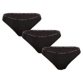 3PACK dámske tangá Tommy Hilfiger čierná (UW0UW05882 0V2) L.
Vneste do svojho každodenného outfitu nádych sofistikovanej jednoduchosti s týmito tangami od značky Tommy Hilfiger.
Ľahký a elastický materiál, ktorý vás objíme
Tanga Tommy Hilfiger sú vyrobené zo zmesi umelých vlákien, ktoré sa maximálne prispôsobia vášmu telu a sú krásne mäkké a príjemné na dotyk.
Štýlový dizajn a priliehavý strih pre maximálnu voľnosť
Jednofarebný dizajn v kombinácii s jemným čipkovaným lemovaním pôsobí žensky a sofistikovane.
Prečo vyskúšať dámske tangá Tommy Hilfiger

Ľahký, elastický materiál a pohodlný strih: Perfektne sedia a netlačia.
Štýlový minimalistický vzhľad s logom Tommy Hilfiger: vkusný detail pre náročných.
Ideálne pod priliehavé oblečenie: žiadne riasenie, len hladká silueta.

Tommy Hilfiger - značka, ktorá definuje modernú eleganciu
Značka Tommy Hilfiger je jedným z najvýraznejších mien v oblasti módy.
Ako sa starať o tangá Tommy Hilfiger
Aby vám obľúbená spodná bielizeň dlho vydržala ako nová, odporúčame dodržiavať tieto pokyny na starostlivosť.

Pranie: Tanga perte pri maximálnej teplote 30 °C.
Sušte: Neodporúča sa sušiť v bubnovej sušičke.
Žehlenie.

Tip: Staňte sa expertom na údržbu spodnej bielizne vďaka radám v našom článku a doprajte svojim obľúbeným kúskom starostlivosť, akú si zaslúžia.