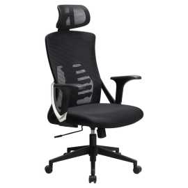 MID.YOU OTOČNÁ STOLIČKA, čierna.