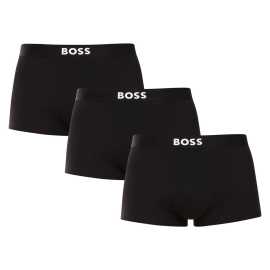 3PACK Moške boksarice BOSS črne (50544263 001) XL.
Privoščite si popolno udobje in brezčasen slog z moškimi boksericami BOSS.
Vrhunski material za maksimalno udobje
Bokserice so izdelane iz visokokakovostne mešanice bombaža in elastana, ki zagotavlja popolno kombinacijo mehkobe, zračnosti in elastičnosti.
Elegantna zasnova in eleganten videz
Klasična zasnova s subtilnim logotipom BOSS na tkani gumi daje bokserkam sodoben in prefinjen videz.
Zakaj vam bodo bokserice BOSS všeč

Premium bombaž: Mehka, zračna in udobna za telo.
Elastičen pas z logotipom BOSS: Elegantno in udobno.
Daljše hlačke: Idealen je pod obleko in za šport.
Prilagodljiv material: Popolnoma se prilagodi vašemu telesu.

Spodnje perilo BOSS bo všeč vsem elegantnim moškim
Blagovna znamka BOSS je nastala iz znanega proizvajalca oblačil Hugo Boss kot linija izdelkov za moške, ki imajo radi kakovostne kose in brezčasen videz.
Kako skrbeti za bokserje BOSS?
Če želite zagotoviti, da bodo vaše nove boksarice čim dlje ohranile svojo obliko in kakovost, priporočamo, da upoštevate naslednje smernice:

Pralnica: Perite pri 40 °C s podobnimi barvami in blagim pralnim sredstvom.
Sušenje: Lahko jih sušite v sušilnem stroju na nizki stopnji, vendar priporočamo sušenje na zraku za daljšo življenjsko dobo.
Likanje: Po potrebi likanje izvajajte na nizki temperaturi.

Nasvet: Iskanje pravega spodnjega perila, ki se vam popolnoma prilega, je lahko izziv.