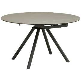 MID.YOU JEDÁLENSKÝ STÔL, sivá, čierna, 80-130/130/75-77 cm.