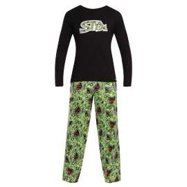 Pánske pyžamo Styx zombie (PDP1451) XL.
Chcete si dopriať maximálne pohodlie pri spánku a relaxácii doma?
Kvalitné materiály pre maximálne pohodlie
Pánske pyžamo Styx je vyrobené z prvotriednych materiálov, ktoré zaručujú pohodlie počas celej noci.
Pohodlný strih a moderný dizajn
Strih pyžama Styx je navrhnutý pre dokonalé pohodlie.
Prečo si vybrať pánske pyžamo Styx?

Prémiové materiály: Bavlnený satén na nohavice, mäkká bavlna na košeľu.
Pohodlný strih: Voľnosť pohybu a maximálne pohodlie.
Česká výroba: Záruka kvality a podpora lokálnych výrobkov.

Kvalita z Českej republiky - to je spodná bielizeň Styx
Značka Styx má viac ako 30 rokov skúseností s výrobou kvalitnej spodnej a domácej bielizne.
Ako sa starať o pyžamo Styx?

Pranie: Per na 30 °C s jemným pracím prostriedkom.
Sušenie: Najlepšie je nechať ho voľne uschnúť, sušičku radšej vynechajte.
Žehlenie: Pokiaľ je potrebné, žehli naruby na nízku teplotu.

Tip: Staňte sa expertom na údržbu spodnej bielizne vďaka tipom v našom článku a doprajte svojim obľúbeným kúskom starostlivosť, akú si zaslúžia.